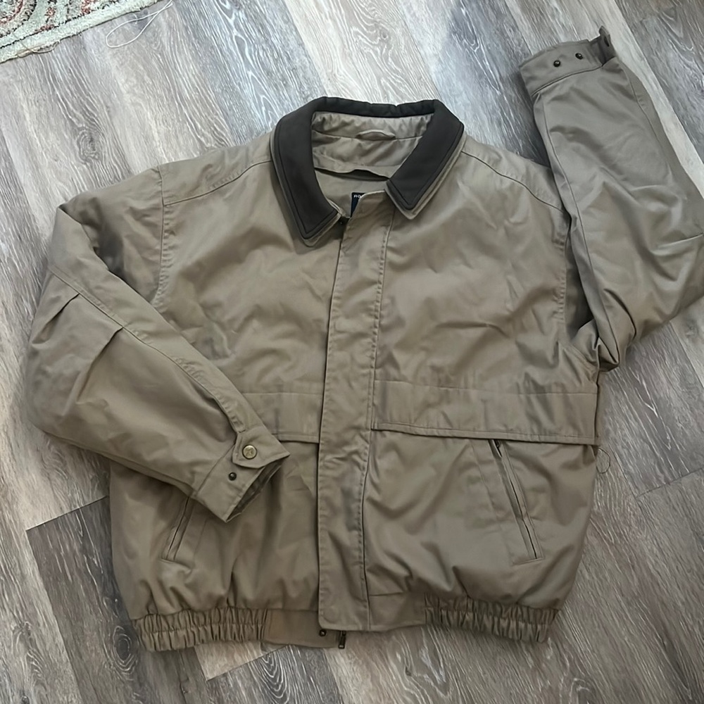 Tabacco Ranch Coat, hip length, heavy-duty, zip-in liner ROUNDTREE & YORKE